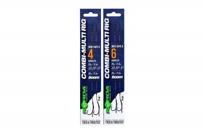 Anzuelos montados Korda Combi Multi Rig Wide Gape B