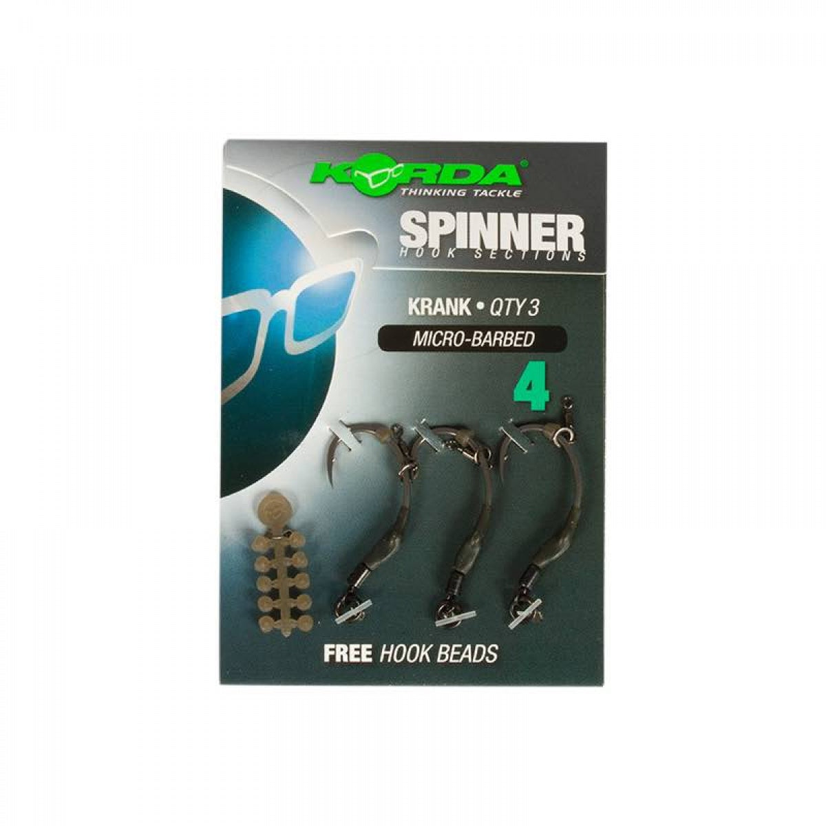 Anzuelos montados Korda Spinner Krank