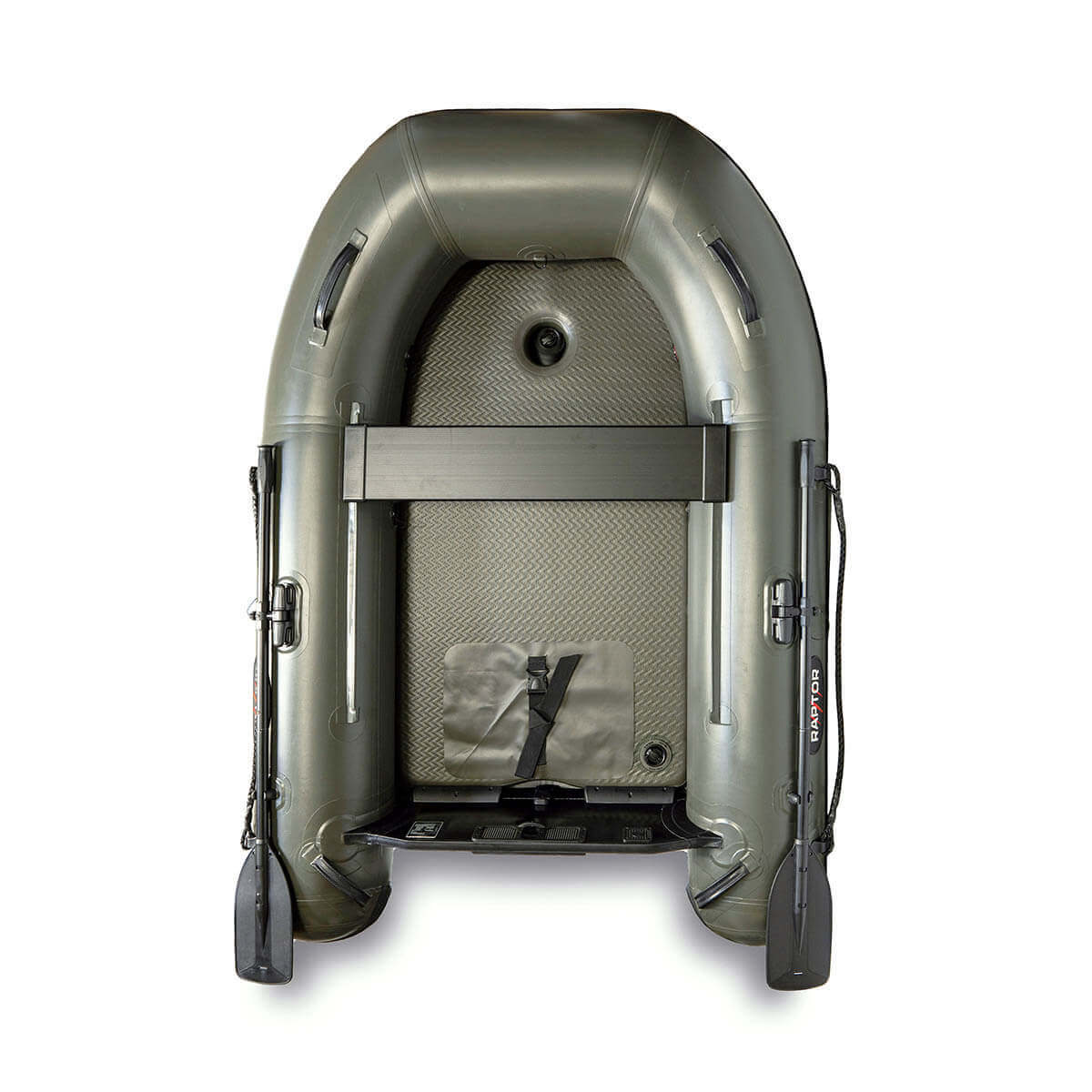 Barca Raptor 230 X-Wide Verde Airdeck - Tienda Carpfishing