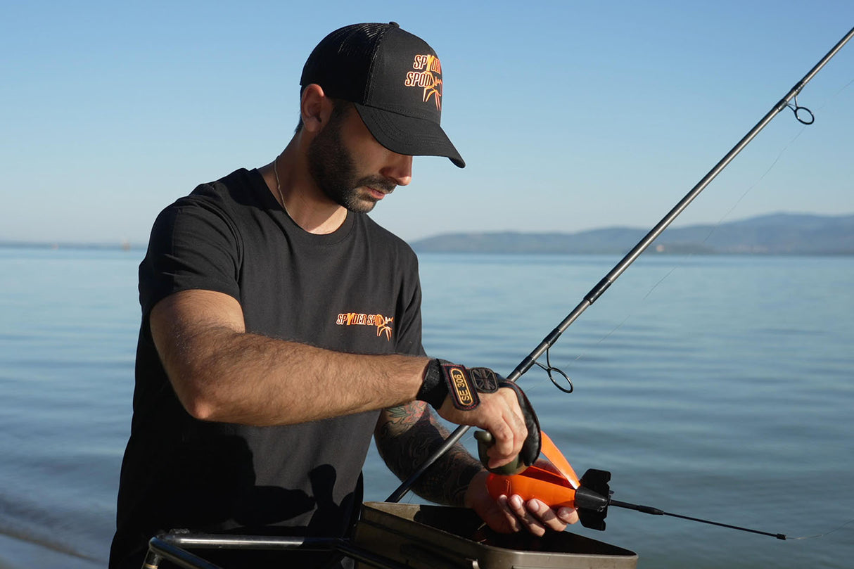 Cohete cebador Spyder Spod Medium Naranja/Negro