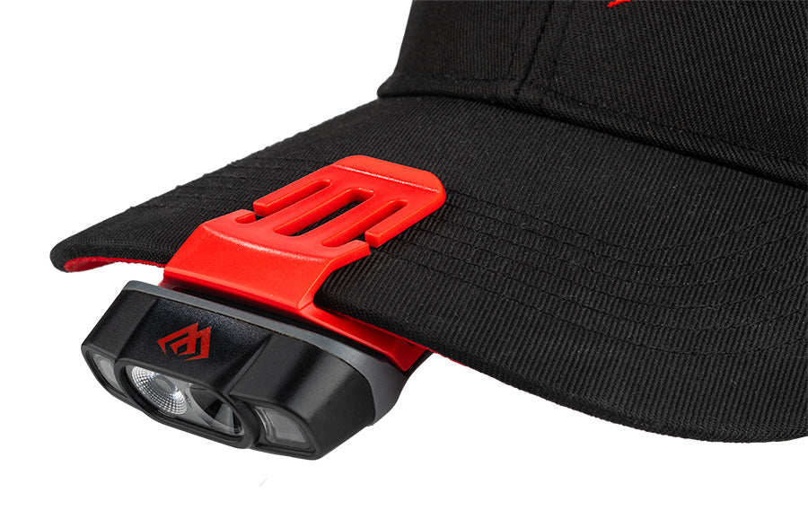 Linterna frontal Mikado con clip universal