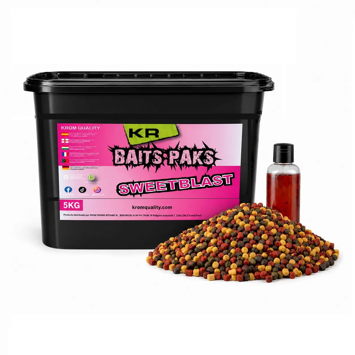 Mix Pellets Krom Quality Baits Paks Sweet Blast 5KG