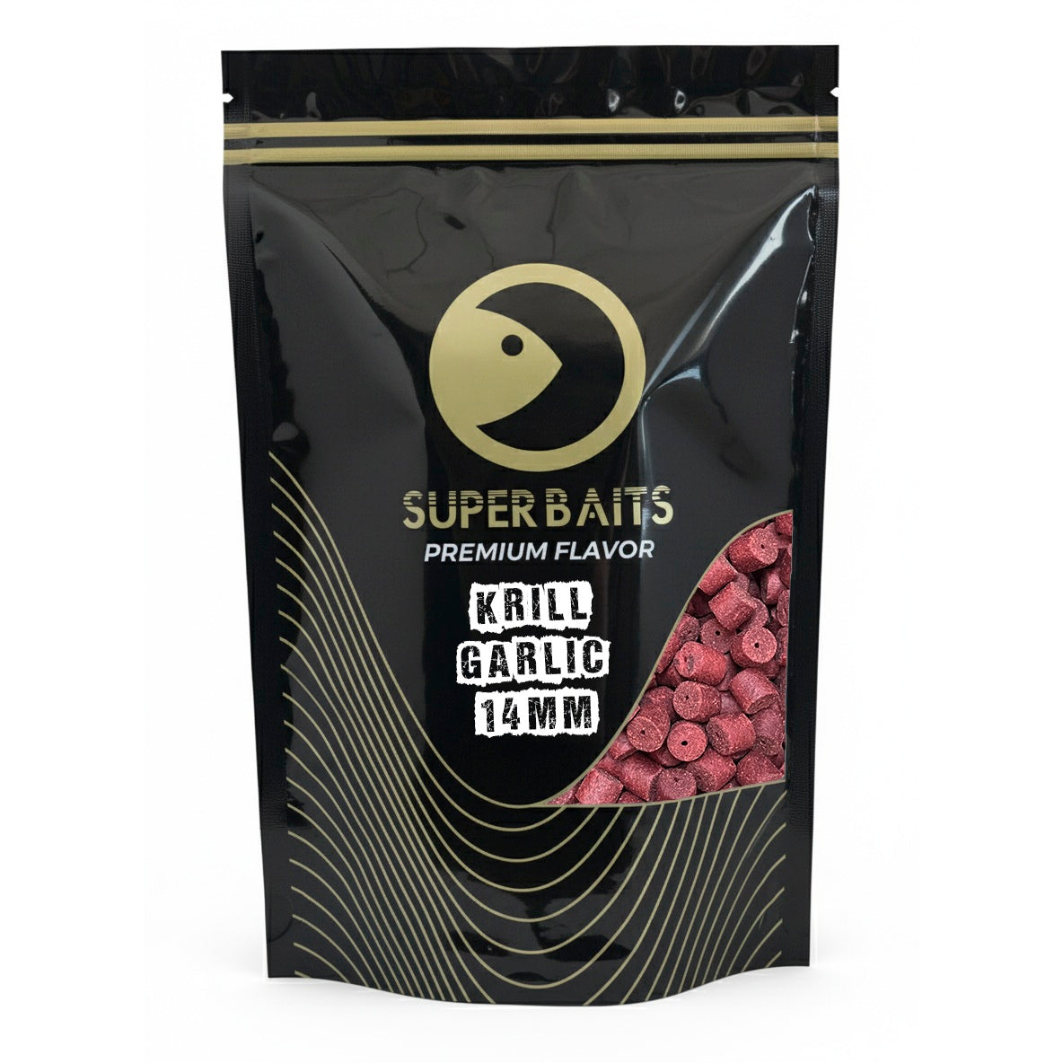 Pellets Superbaits Krill Garlic 14 mm - Tienda Carpfishing