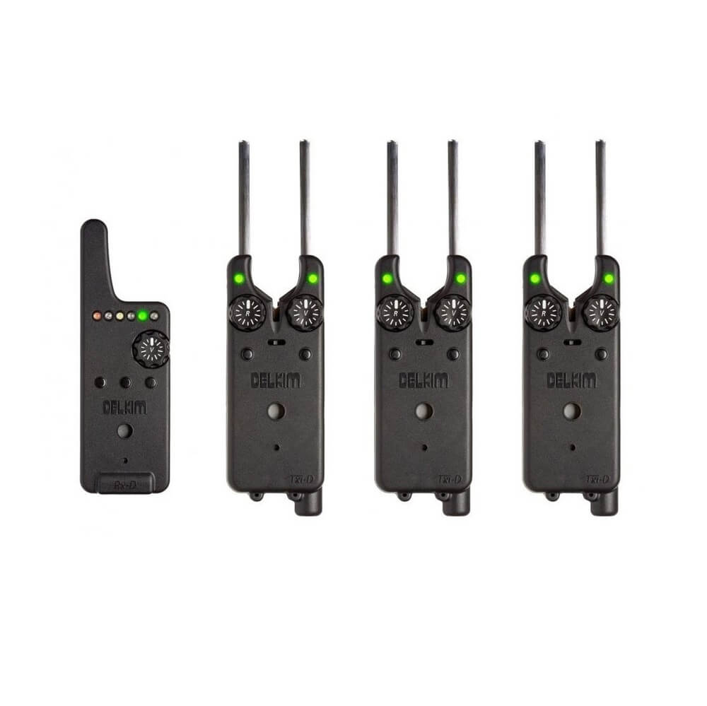 Set de alarmas 3+1 Delkim Digital Txi-D Verde - Tienda Carpfishing