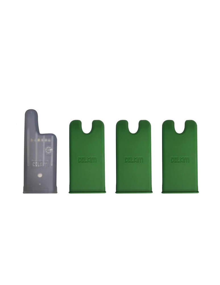 Set de alarmas 3+1 Delkim Digital Txi-D Verde - Tienda Carpfishing