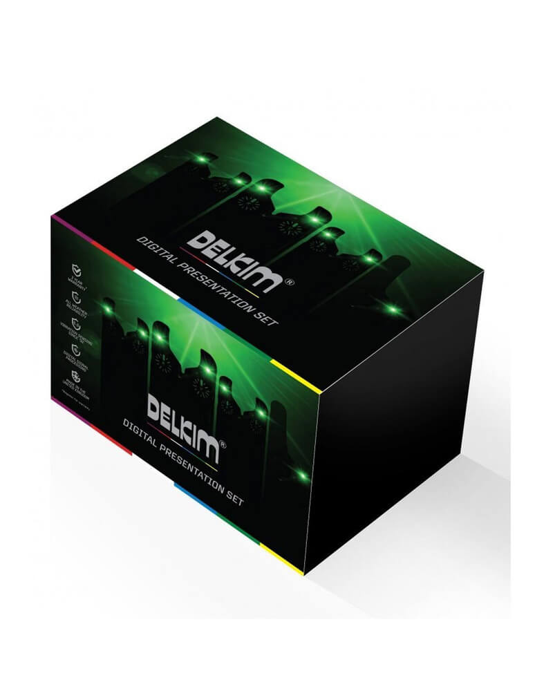 Set de alarmas 3+1 Delkim Digital Txi-D Verde - Tienda Carpfishing