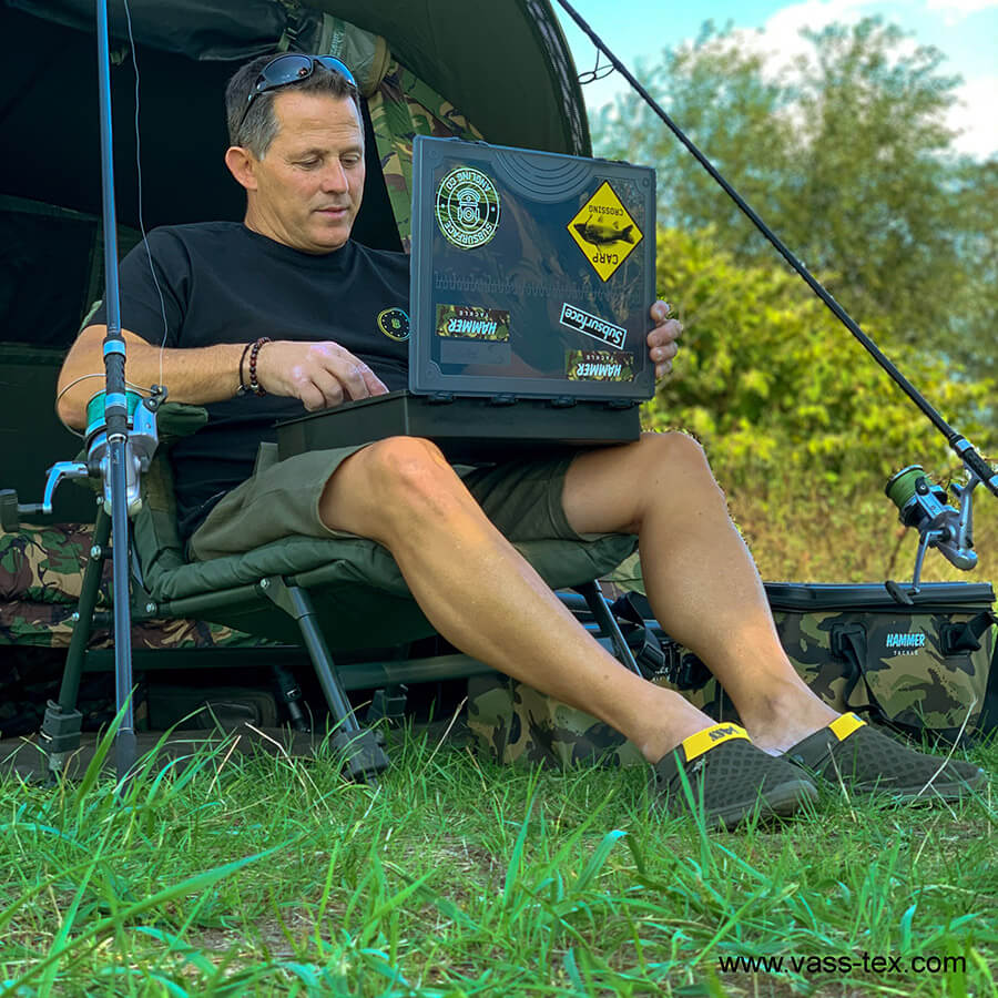 Zapatillas Vass Easy-Bac Verdes - Tienda Carpfishing