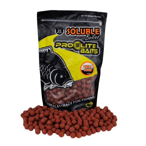 Boilies Solubles Pro Elite Baits Krill Crab 20 mm 3,5 Kg - Tienda Carpfishing