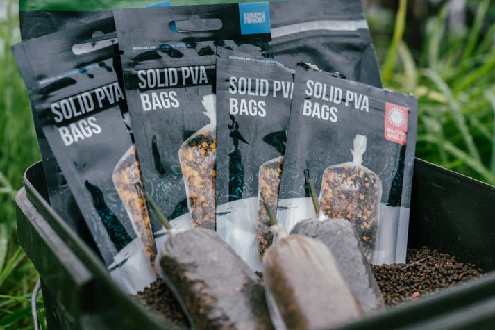 Bolsas de PVA rápidas Nash 70x110 mm - Tienda Carpfishing