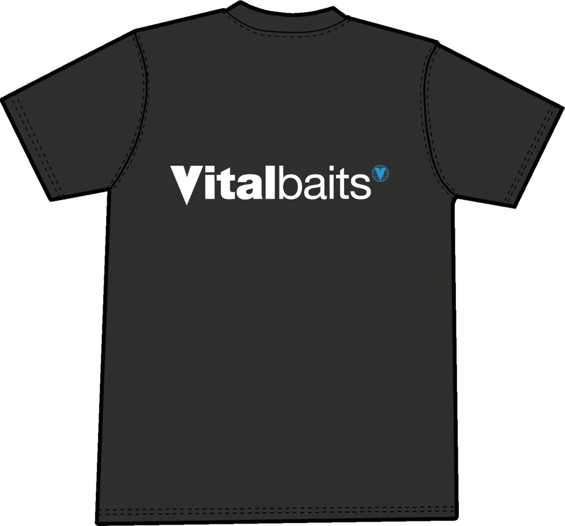 Camiseta Vitalbaits Azul - Tienda Carpfishing