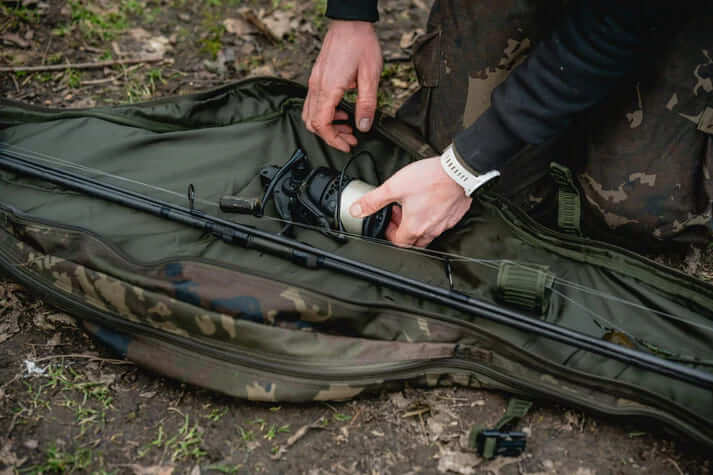 Cañero 3 cañas 12 pies Nash Subterfuge Soft Protect - Tienda Carpfishing