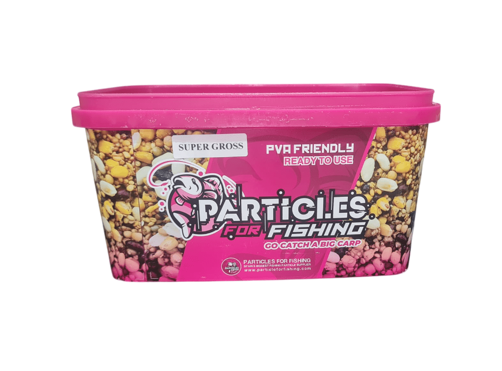 Cubo Semilla Super Gross Particles For Fishing 5 kg - Tienda Carpfishing