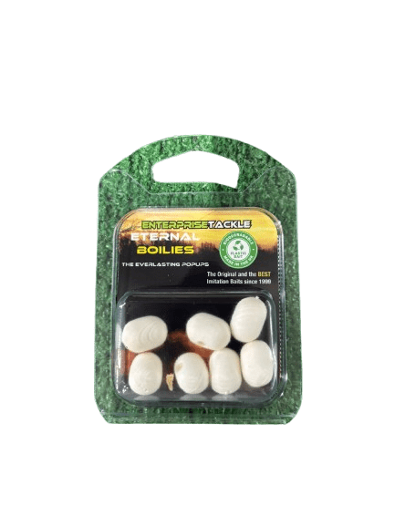 Dumbells Pop Ups Enterprise Eternal Blanco 11 mm - Tienda Carpfishing