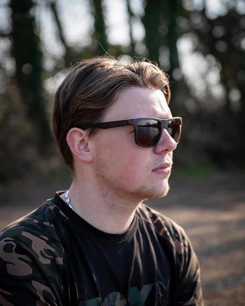 Gafas de sol polarizadas Fox Avius Khaki - Marrón - Tienda Carpfishing