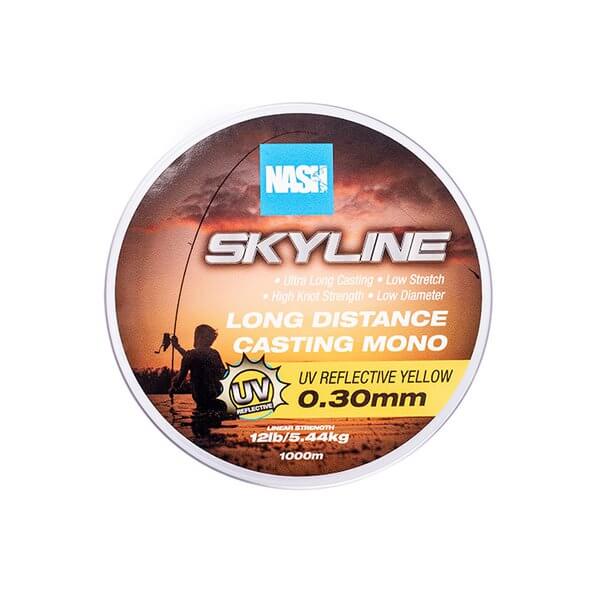 Hilo Nash Skyline UV Amarillo 1000 m - Tienda Carpfishing