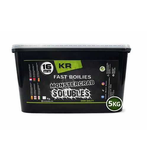 Boilies Solubles Krom Quality KR600 Monster Crab 16 mm 5KG