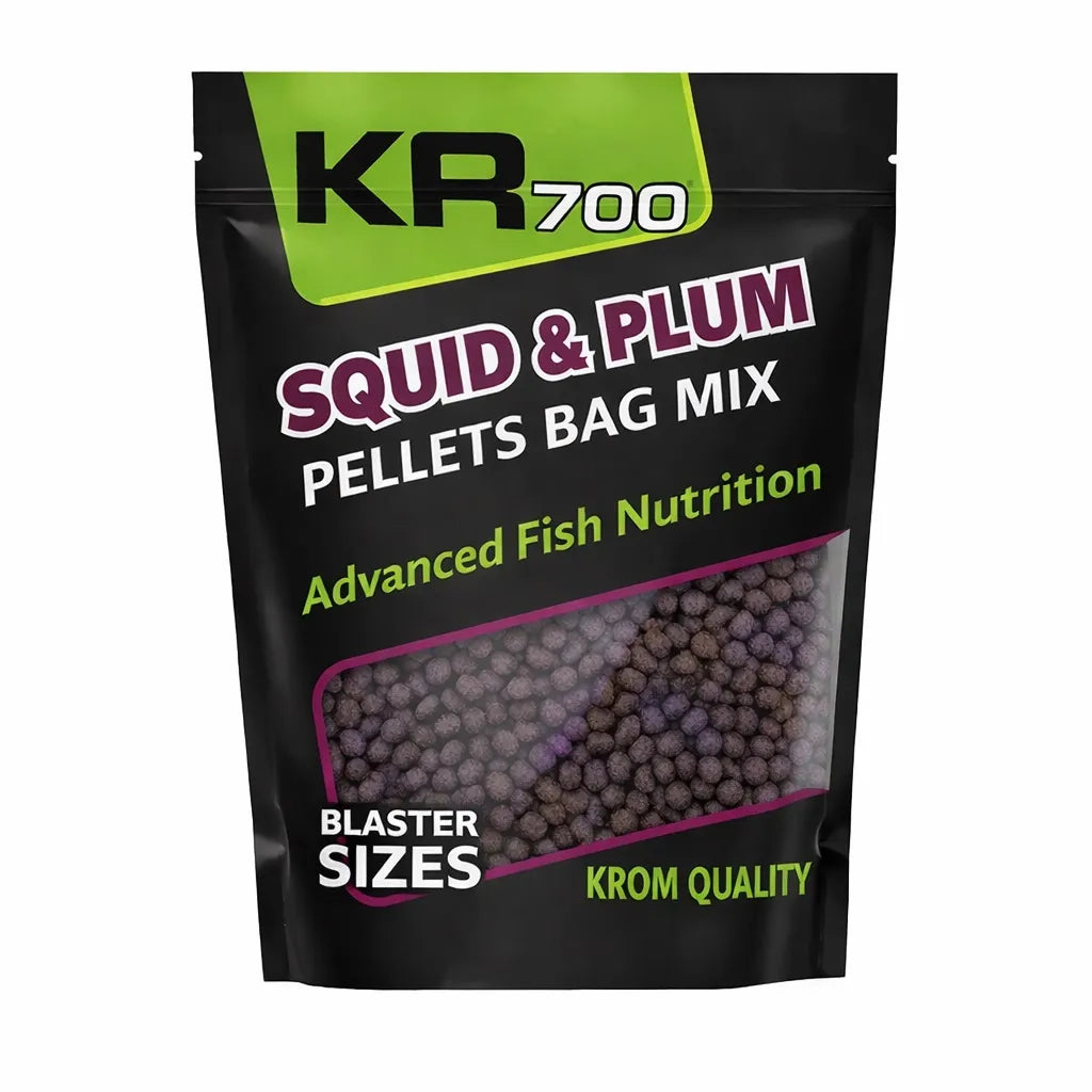 Mix Pellets Krom Quality KR500 Squid & Plum 4,5MM 800G