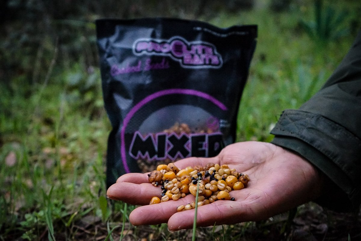 Semillas Pro Elite Baits Cooked Particles Mixed - Tienda Carpfishing