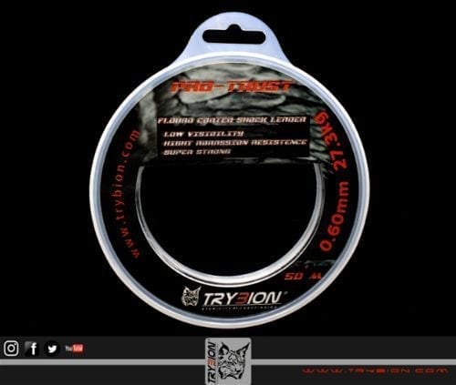 fluoro carbono puente de linea trybion