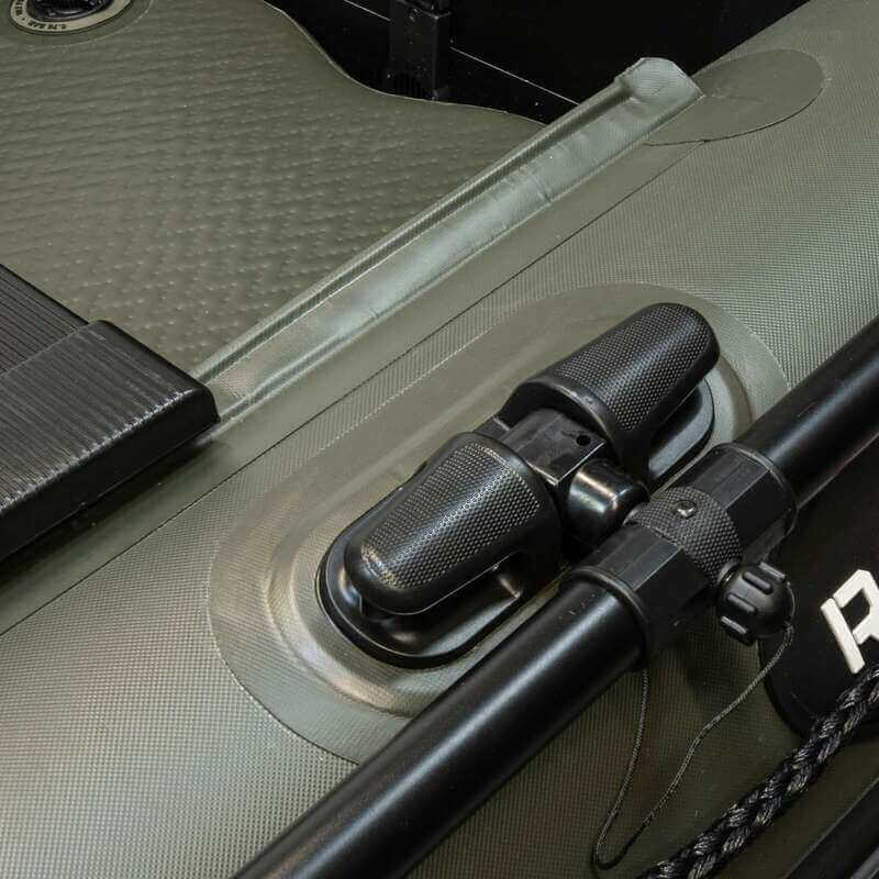 Barca Raptor 230 X - Wide Verde con suelo de aluminio - Tienda Carpfishing