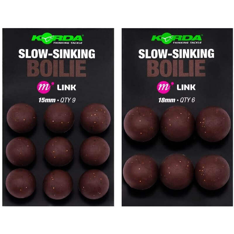 Boilies Slow Sinking Korda Link 15 mm - Tienda Carpfishing