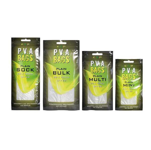Bolsas de PVA ESP 60x180 mm - Tienda Carpfishing