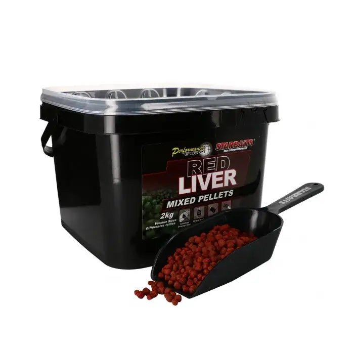 Mix Pellets Starbaits Red Liver 2 Kg - Tienda Carpfishing