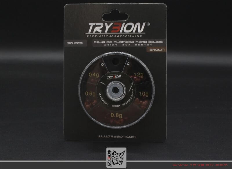 Plomos para bajos Trybion Marrón - Tienda Carpfishing
