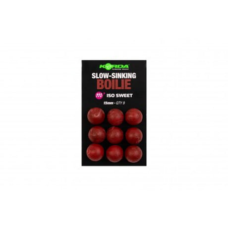 Boilies Slow Sinking Korda ISO Sweet 15 mm