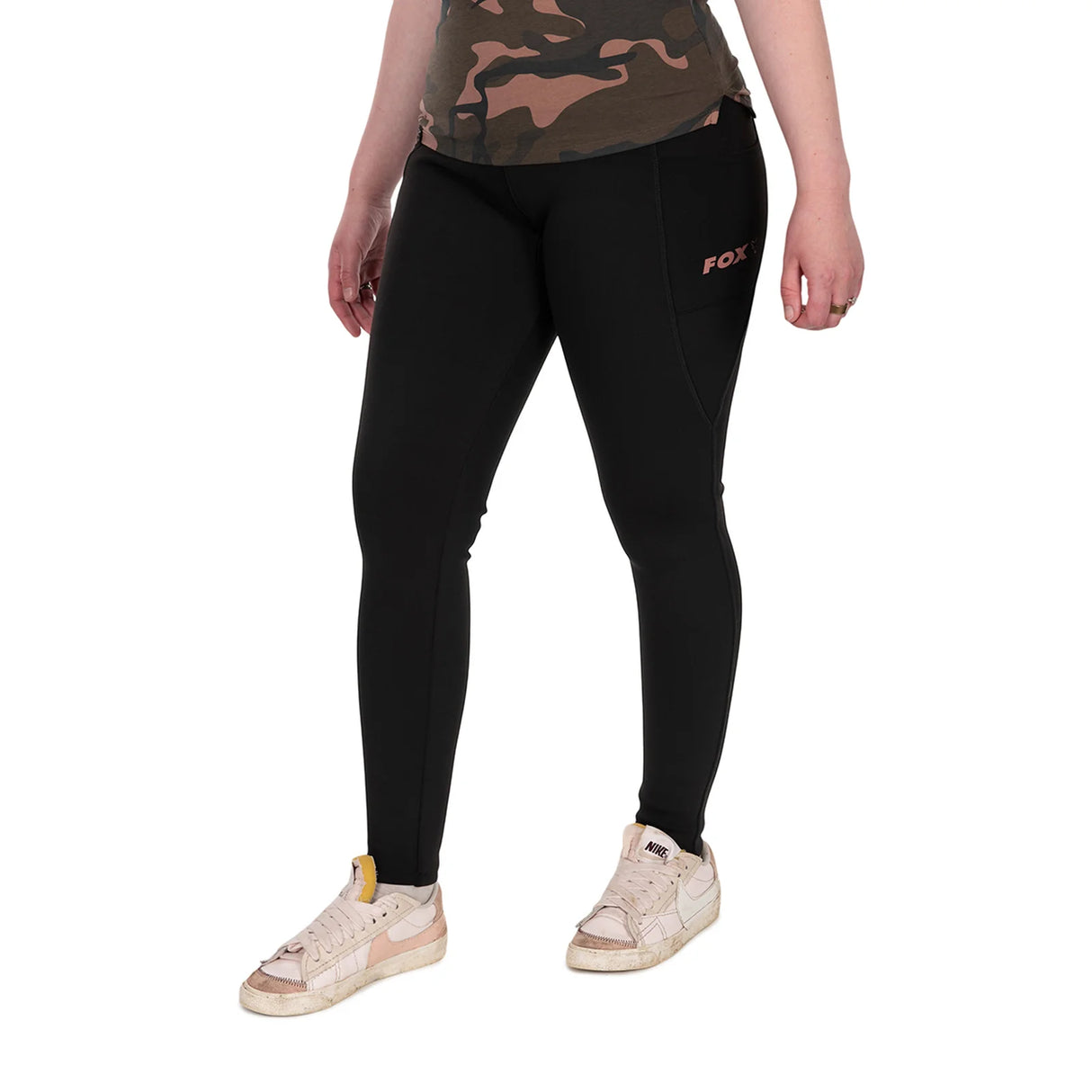 Leggins Mujer Fox Black Lined