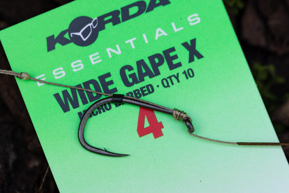Anzuelos Korda Essentials Wide Gape X Barbed