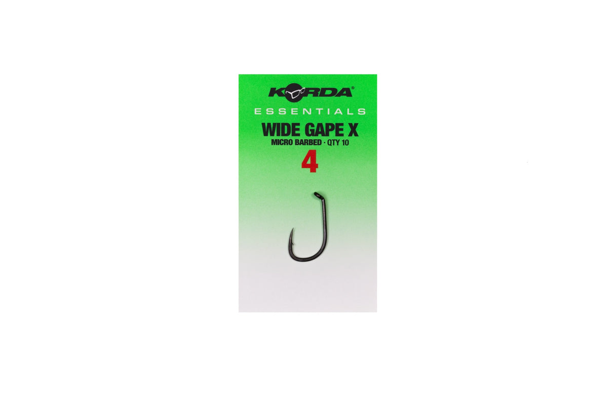 Anzuelos Korda Essentials Wide Gape X Barbed
