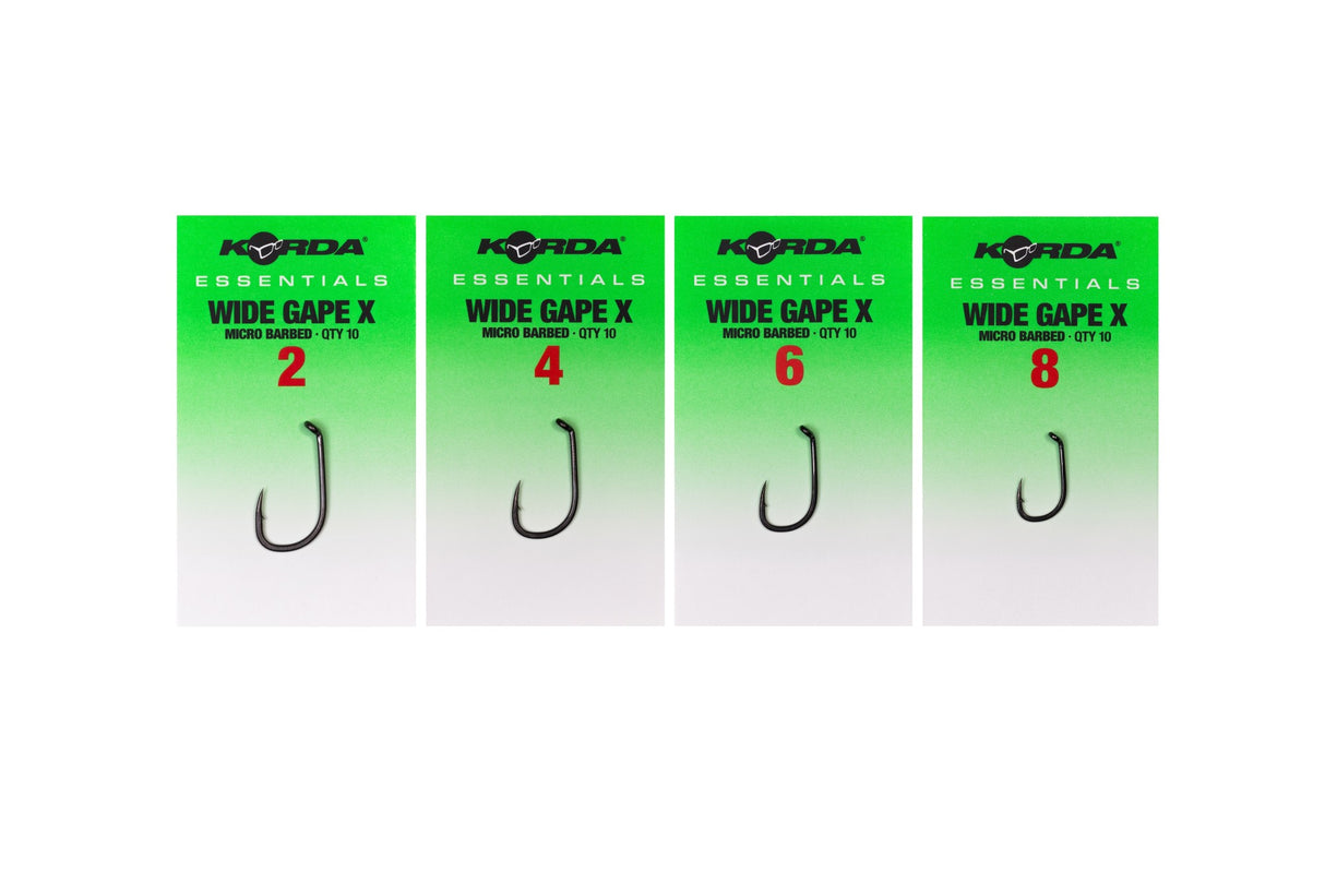 Anzuelos Korda Essentials Wide Gape X Barbed