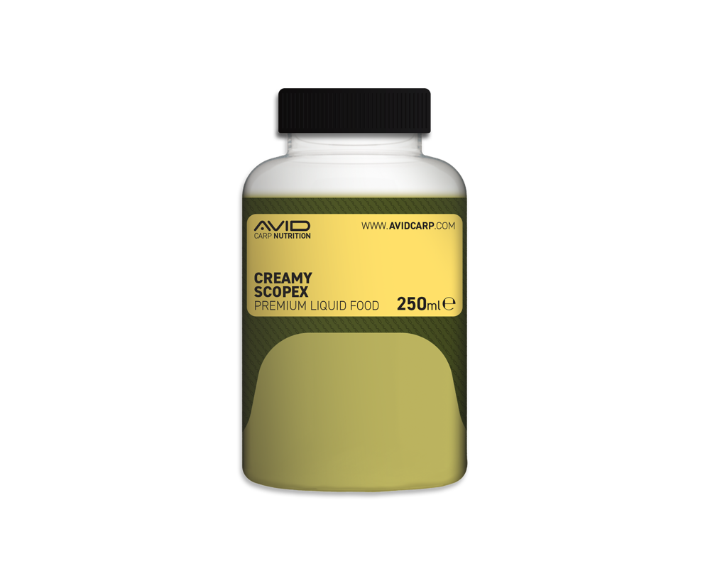 Aditivo Líquido Avid Carp Creamy Scopex 250 ml - Tienda Carpfishing