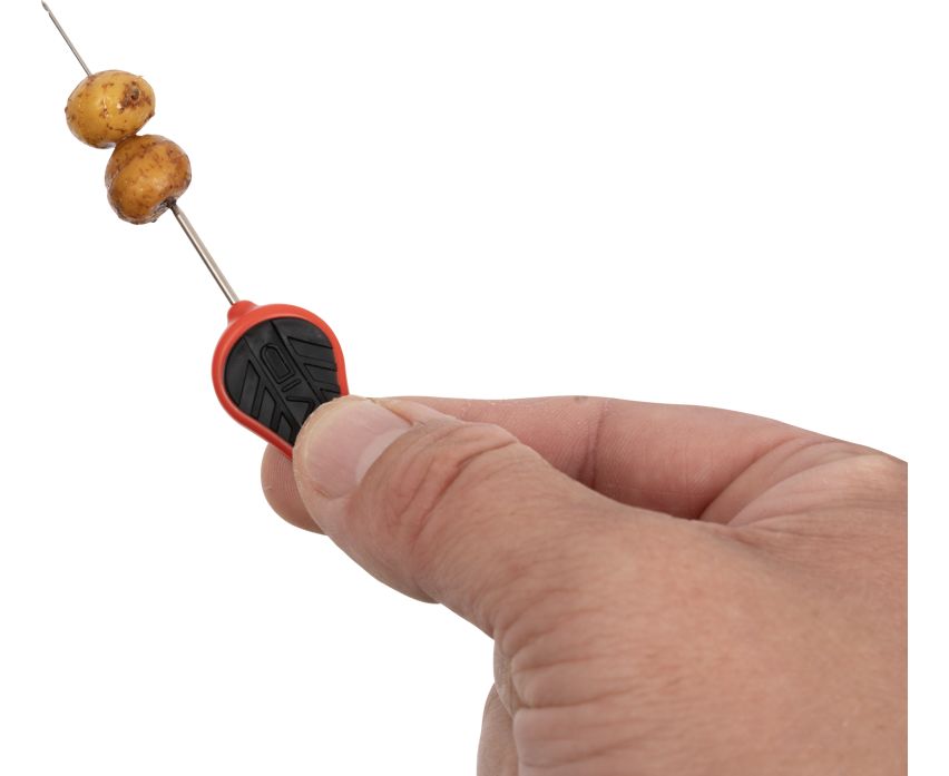 Aguja Avid Carp Fine Hair Re-Rig Rojo