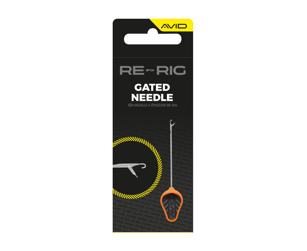 Aguja Avid Carp Gated Re-Rig Naranja