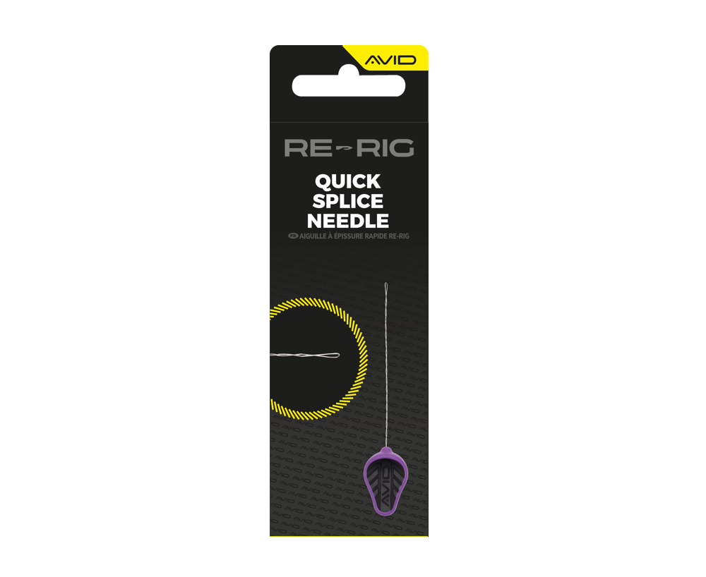Aguja Avid Carp Quick-Splice Re-Rig Morada