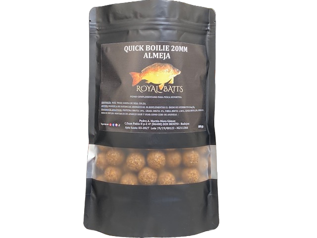 Boilies Royal Baits Almeja 20mm 800g