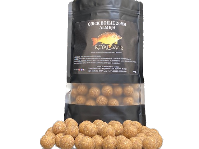 Boilies Royal Baits Almeja 20mm 800g