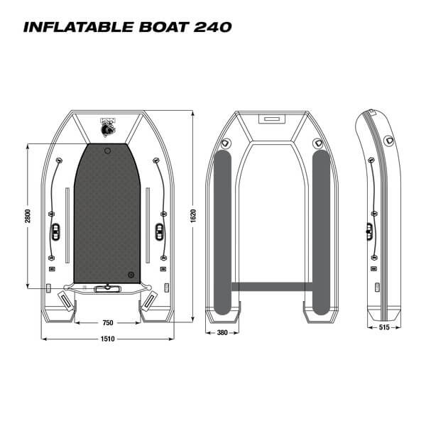 Barca Nash Life Inflatable 240