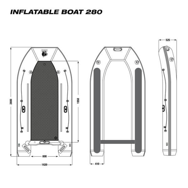 Barca Nash Life Inflatable 280