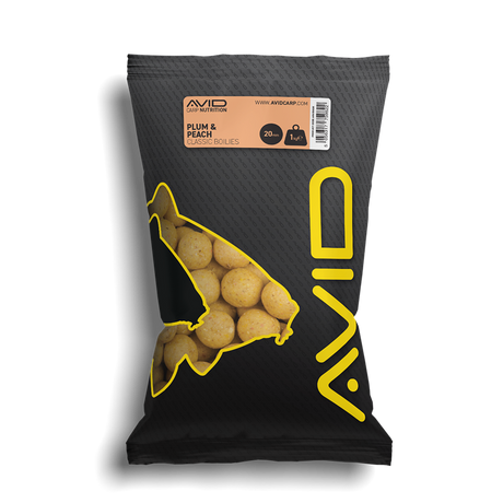 Boilies Avid Carp Classic Plum & Peach 20 mm - Tienda Carpfishing