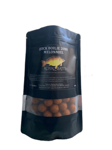 Boilies Royal Baits Melon Miel 20mm 800g - Tienda Carpfishing