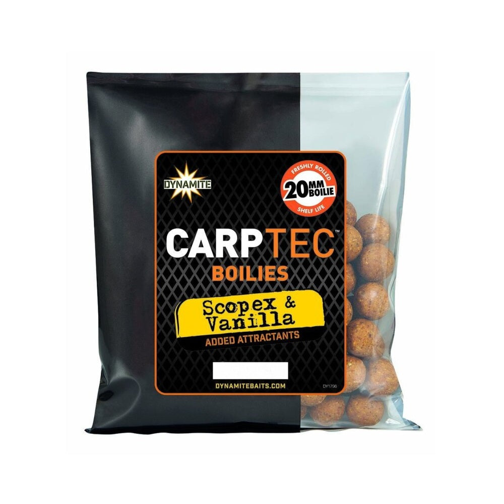 Boilies Dynamite Baits Carp-Tec Scopex Vainilla 20 mm 300g