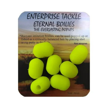 Boilies Pop Ups Enterprise Eternal Dumbell Amarillo Fluor 11/15 mm