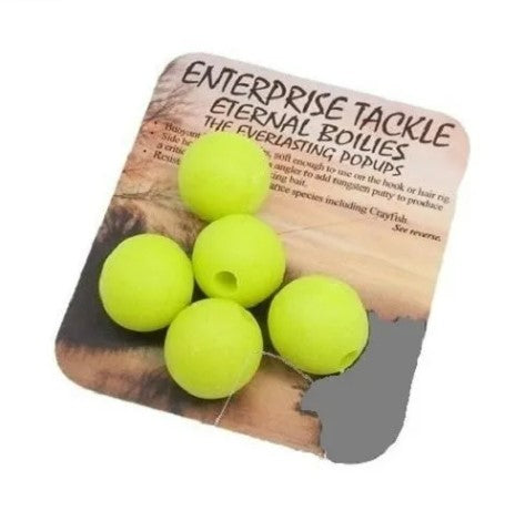 Boilies Pop Ups Enterprise Eternal Amarillo Fluoro 15 mm