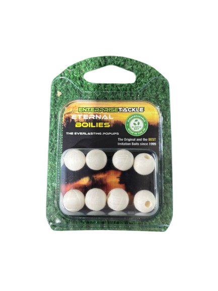 Boilies Pop Ups Enterprise blanco 12 mm