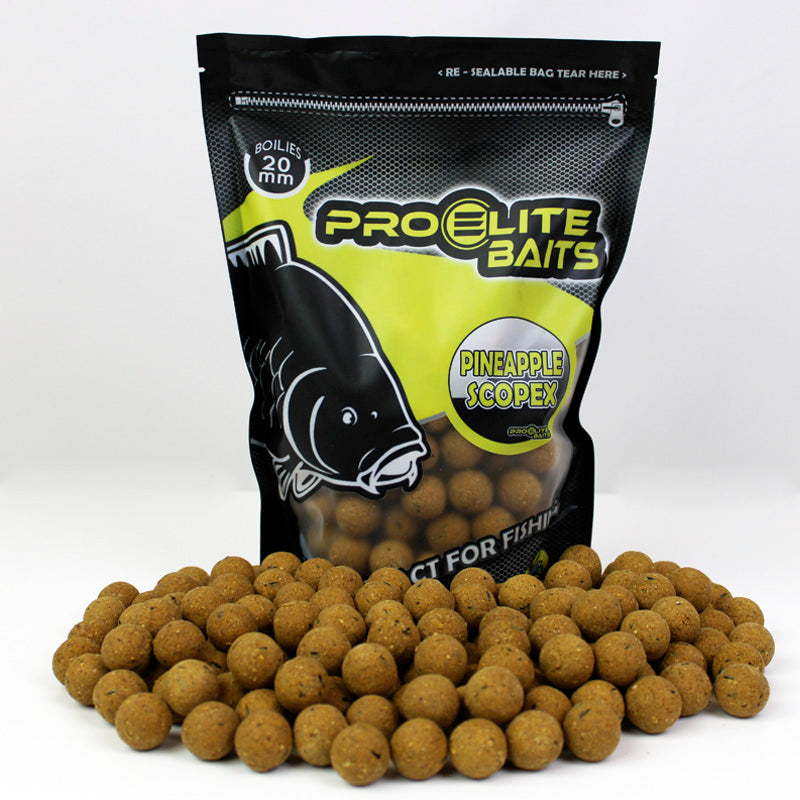 Boilies Pro Elite Baits Piña Scopex 20mm