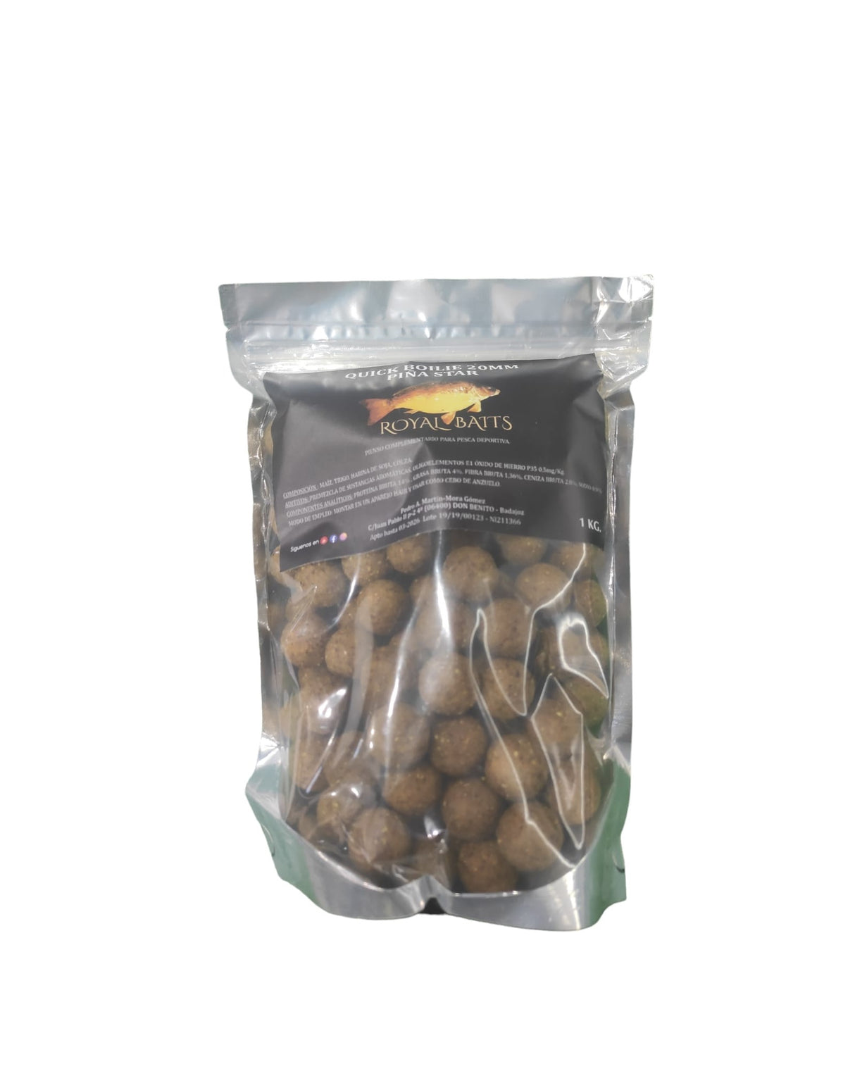 Boilies Royal Baits Piña Star 20mm