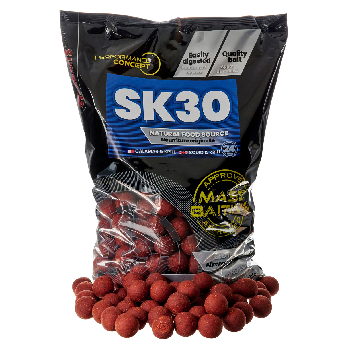 Boilies Starbaits Mass Baiting SK30 - 24 mm 3 kg